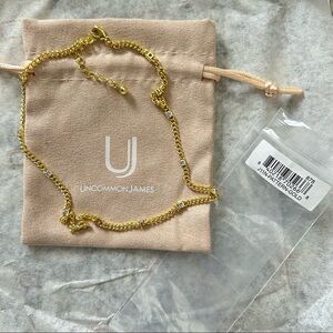 Uncommon James gold pattern necklace NWT